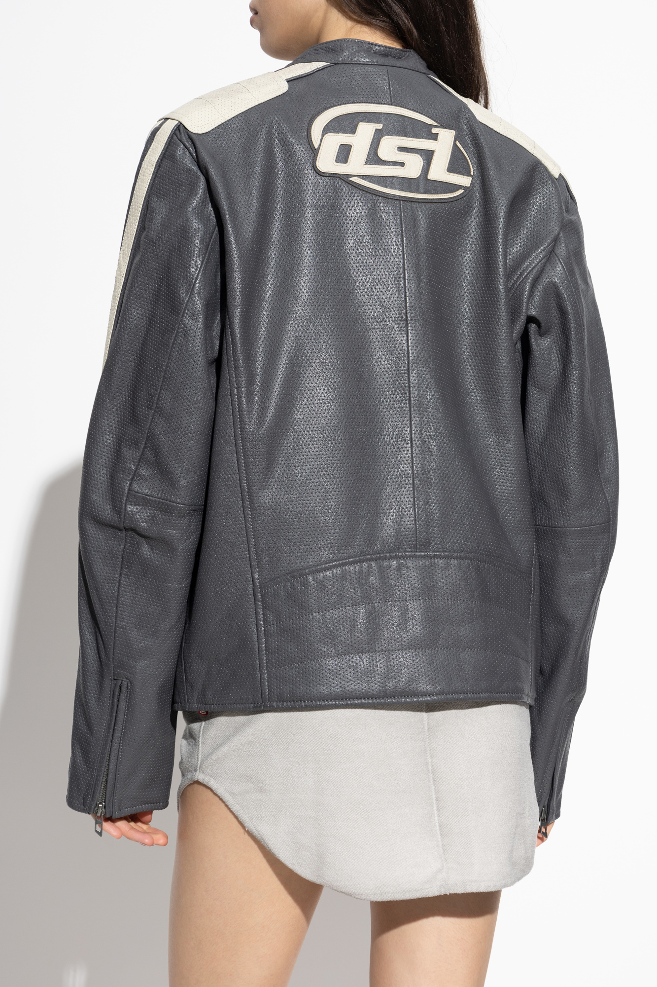 Diesel Leather jacket L-POP | Men's Clothing | Vitkac Diesel Leather jacket L-POP | Men's Clothing | Vitkac